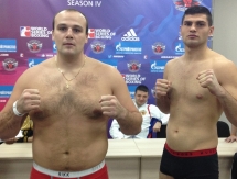 Фоторепортаж с церемонии взвешивания встречи WSB «Russian Boxing Team» — «Astana Arlans» 