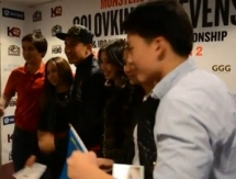 Видео встречи Головкина с фанатами после боя со Стивенсом