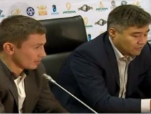 Видеосюжет о вступлении Геннадия Головкина в ППСК «Астана»