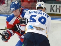 Видео шайб в матче КХЛ «Лев» — «Барыс» 2:3 О.Т