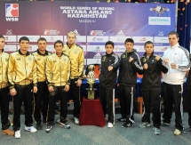 Фоторепортаж с церемонии взвешивания встречи WSB «Astana Arlans» — «Mexico Guerreros»