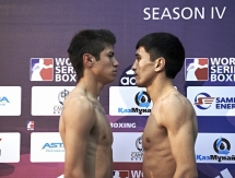 Фоторепортаж с церемонии взвешивания встречи WSB «Astana Arlans» — «Mexico Guerreros»