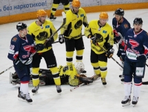 Фоторепортаж с матча ВХЛ «Сокол» — «Сарыарка» 3:2 О.Т