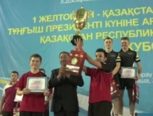 В Атырау прошел Кубок Президента РК по настольному теннису среди мужчин