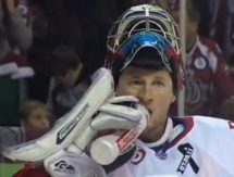 Виталий Колесник пропустил от рижского «Динамо» четыре шайбы