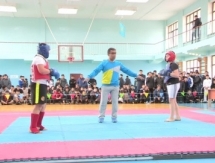 В Шымкенте прошел открытый чемпионат Казахстана по ушу-саньда