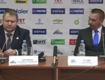 Видео послематчевой пресс-конференции игры КХЛ «Салават Юлаев» — «Барыс» 6:3