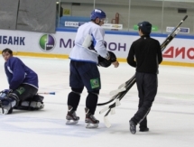 Фоторепортаж с тренировки «Барыса»