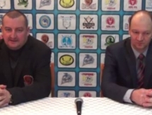 Видео послематчевой пресс-конференции игр чемпионата РК «Арыстан» — «Горняк» 0:3, 0:2