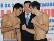 Арман Оспанов победил нокаутом Евгения Леничева