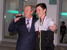 Новый год отметили в теннисном центре Шымкента 