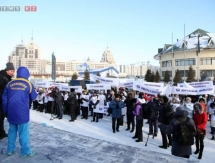 В стране проходит акция в поддержку олимпийской сборной Казахстана