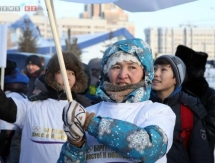 В стране проходит акция в поддержку олимпийской сборной Казахстана