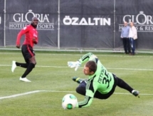 Фоторепортаж с товарищеского матча  «Габала» — «Тобол» 2:1