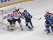 Видео шайб в матче КХЛ «Барыс» — «Донбасс» 2:6