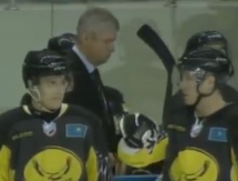 Видео матча ВХЛ «Сарыарка» — «Динамо» Бшх 3:4