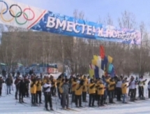 В Павлодаре олимпийцев поддержали массовым забегом