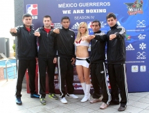 Фоторепортаж с церемонии взвешивания встречи WSB «Mexico Guerreros» — «Astana Arlans»  