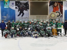 «Бейбарыс» провёл мастер-класс для юных хоккеистов