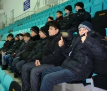 Матч «Беркута» посетили воспитанники детского дома