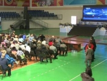 В Усть-Каменогорске прошли массовые просмотры открытия Игр в Сочи