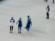 Фоторепортаж с финала эстафеты шорт-трека на дистанции 5000 метров