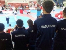 Казахстанские таэквондисты выступают на турнире в Бахрейне