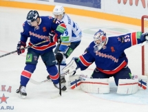 Фоторепортаж с матча КХЛ СКА — «Барыс» 3:2