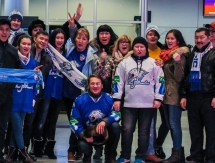 «Барыс» встретили болельщики