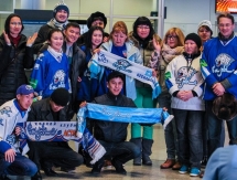 «Барыс» встретили болельщики