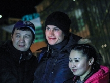 «Барыс» встретили болельщики