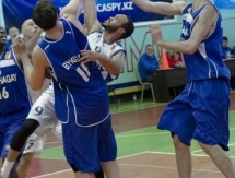 Фоторепортаж с матча Национальной лиги «Каспий» — «Капшагай» 83:84