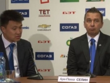 Видео послематчевой пресс-конференции игры КХЛ «Локомотив» — «Барыс» 4:1