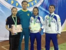 Кызылординские каратисты вернулись домой с медалями чемпионата РК