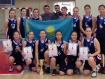 Актауские баскетболистки заняли второе место на международном турнире