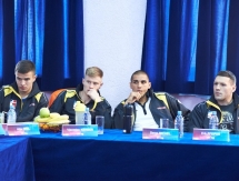 Фоторепортаж с церемонии взвешивания матча плей-офф WSB «Astana Arlans» — «Team Germany»