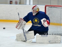 Фоторепортаж с тренировочного матча сборной Казахстана