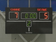 Фоторепортаж с тренировочного матча сборной Казахстана