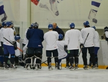 Фоторепортаж с тренировочного матча сборной Казахстана