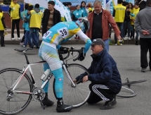В Таразе прошла международная велогонка, посвященная Газизу Байтасову