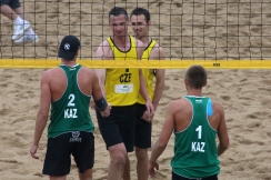 Казахстанцы выступают на стартовавшем в Китае Мировом туре FIVB-2014