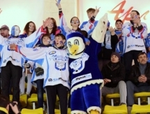 Павлодарцы поздравили хоккеистов «Иртыша» с чемпионством