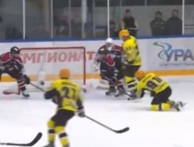 Видео матча финальной серии плей-офф ВХЛ «Рубин» — «Сарыарка» 0:4