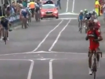 Видео финиша «Amstel Gold Race» с участием Гаспаротто