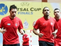 Видео первой тренировки «Кайрата» в Баку