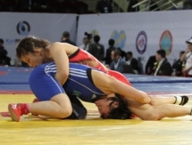 Фоторепортаж с 3-го дня чемпионата Азии по борьбе