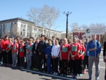 Забегом «Дружба» открылась легкоатлетическая эстафета в Караганде