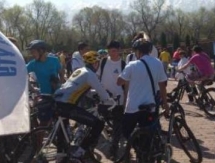 Первый в сезоне велопробег финишировал в Алматы