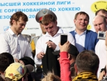 Фоторепортаж с чествования ХК «Сарыарка»