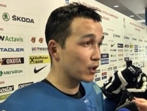 Видео интервью хоккеистов сборной Казахстана в микст-зоне